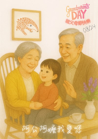 祖父母節快樂
