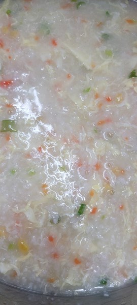 午點玉米雞茸粥