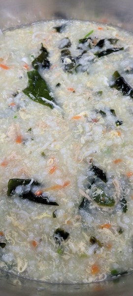 早點海芽雞蛋粥