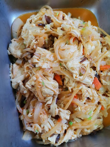 洋蔥炒豆包