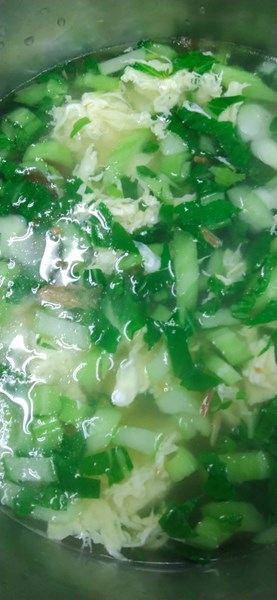 翠綠蛋花湯