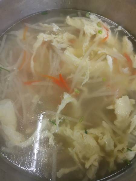 豆薯蛋花湯