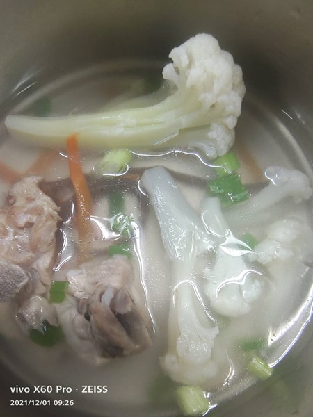健康花菜湯