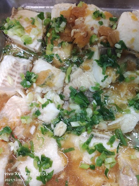蔭鳳梨蒸魚