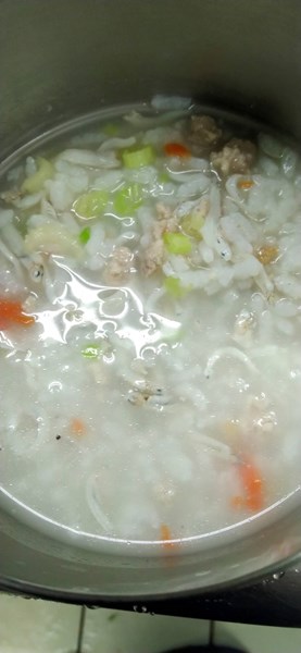 早點吻仔魚粥