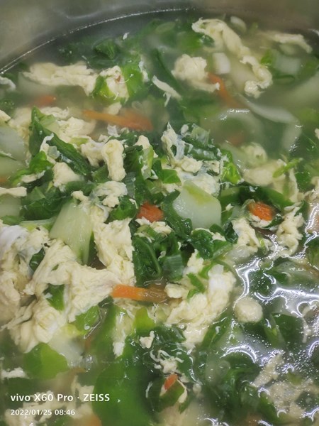 午餐-青菜蛋花湯