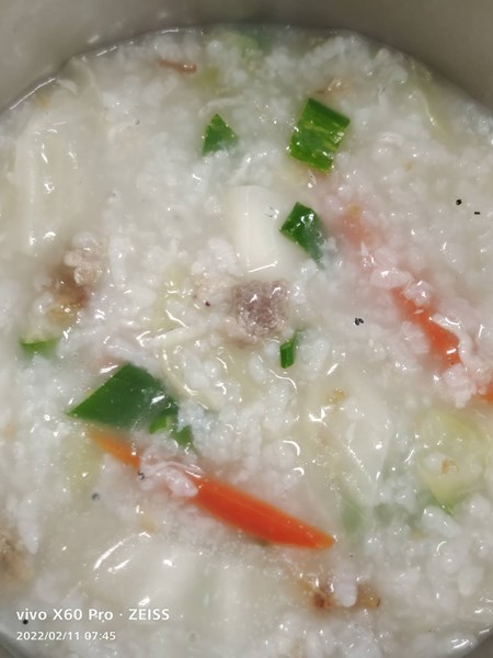 早點-吻仔魚粥