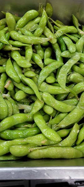 午餐-蒜香毛豆莢