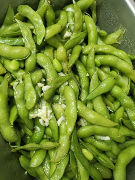 午餐-蒜香毛豆夾