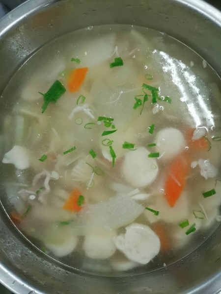 早點-冬瓜菇丸肉片湯