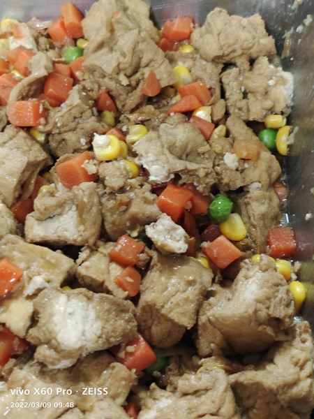 午餐-三色油腐丁
