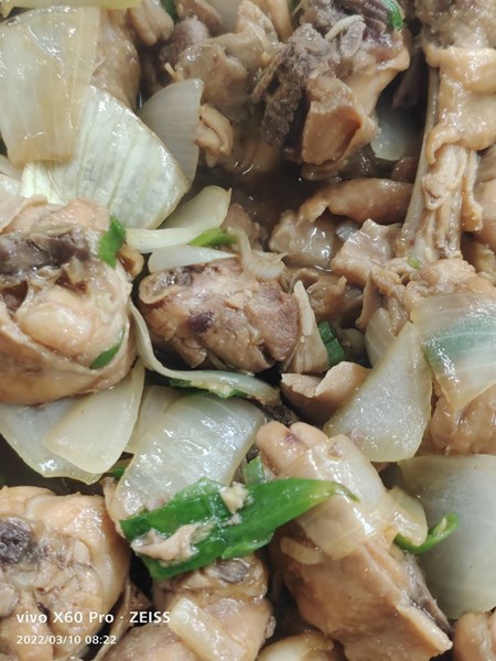 午餐-洋蔥燜雞