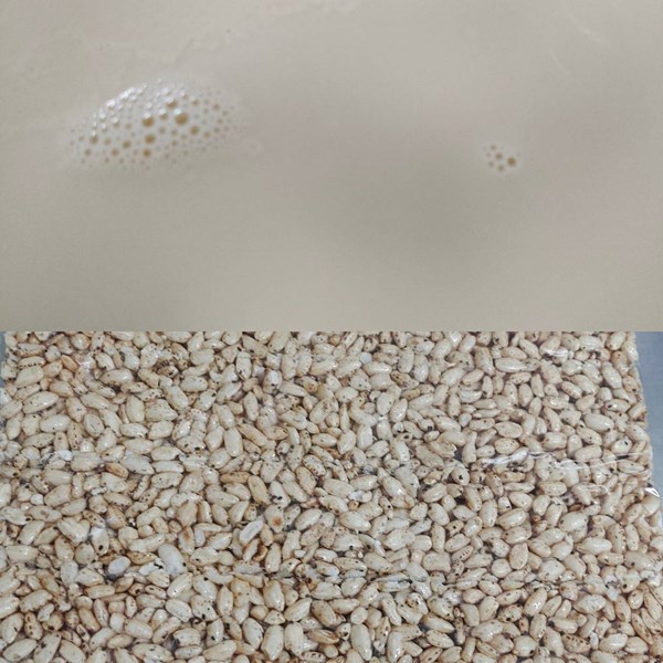 午點-米香+豆漿