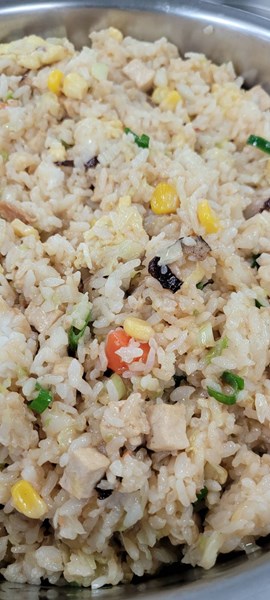 午餐-羅漢炒糙米飯