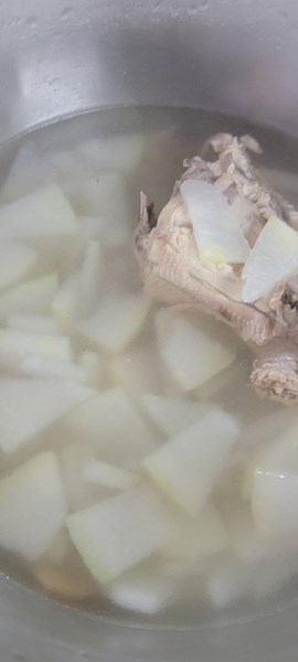 午餐--薑絲冬瓜湯