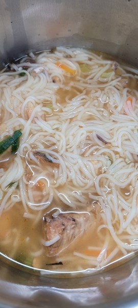 早餐--鯖魚麵線
