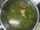 午餐--番茄白菜肉片湯