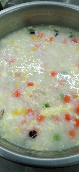 早點--田園滑蛋粥