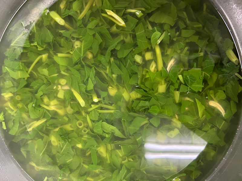 午餐--魚乾蔬菜湯