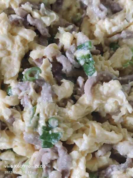 午餐--肉絲滑蛋