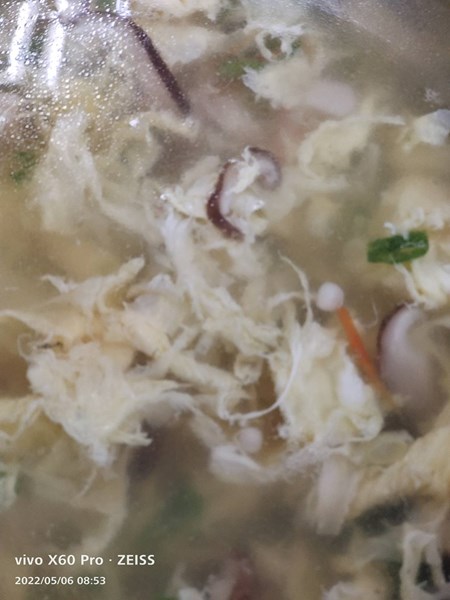 午餐--菇菇雪花湯