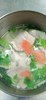 午餐--蔬菜肉片湯
