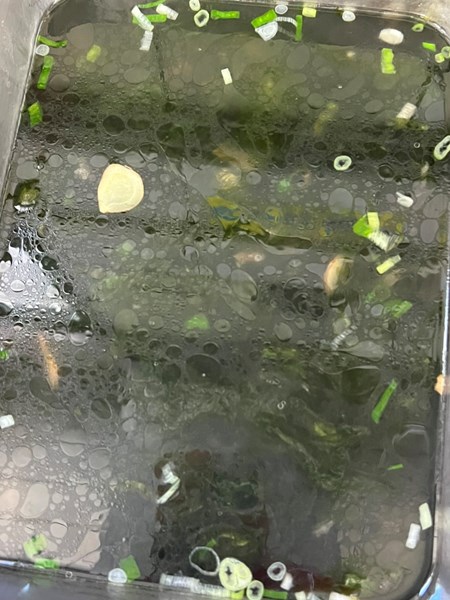 午餐--柴魚紫菜湯