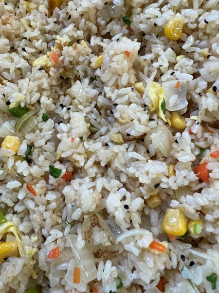 午餐--吻仔魚炒飯