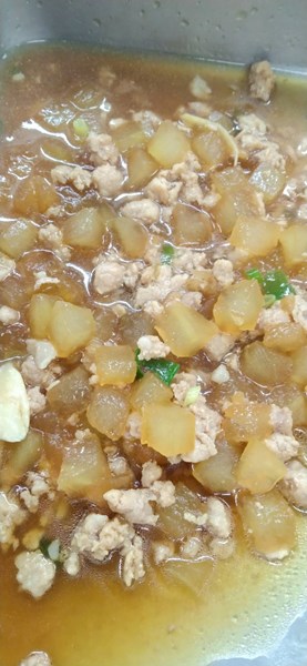 午餐--冬瓜肉燥
