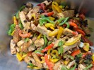 午餐--豆豉彩椒豆干