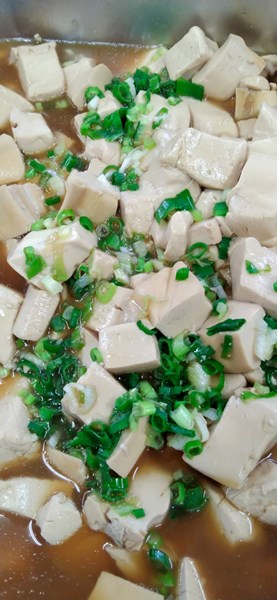 午餐--滷傳統豆腐