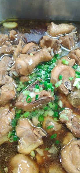 午餐--蒜香炒雞