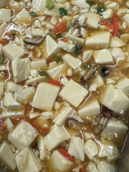 午餐--煎雞蛋豆腐