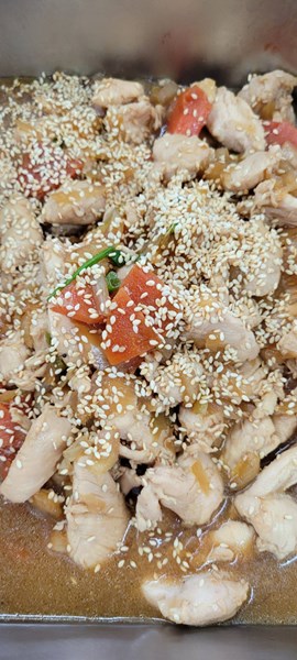 午餐--芝麻照燒雞
