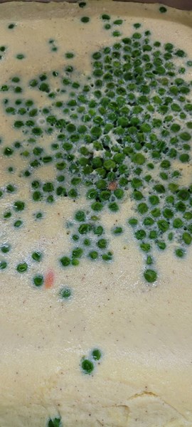 午餐--青豆蒸蛋