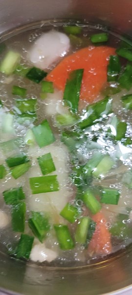 早點--蔥酥芋頭糕湯