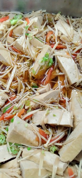 午餐--金菇滷干片