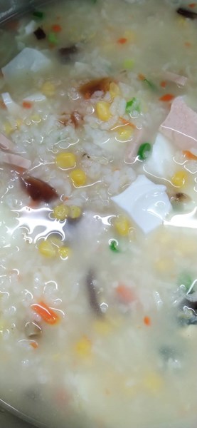 午點--雙蛋穀粥