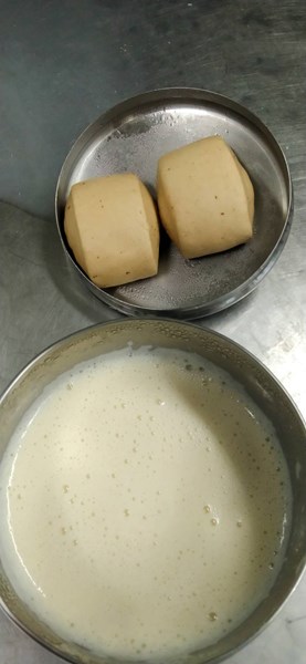 午點--黑糖饅頭+豆漿