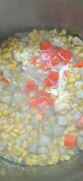 早點--腰果玉米濃湯