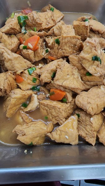 午餐--蔥燒油腐