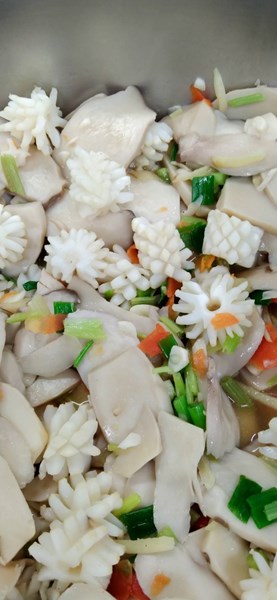 午餐--生炒花枝