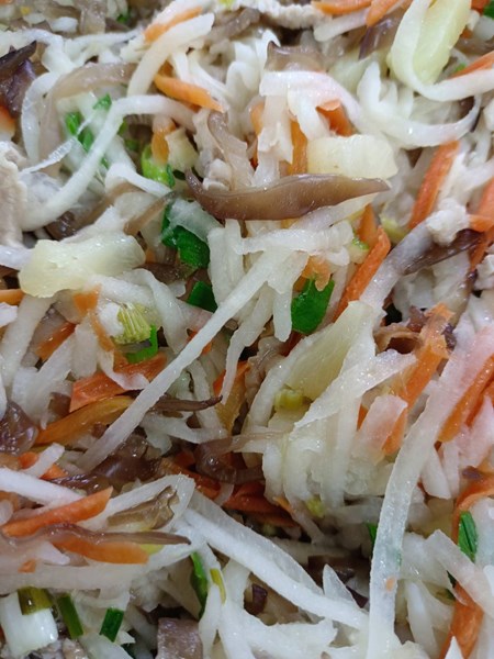 午餐--鳳梨木須炒豆薯