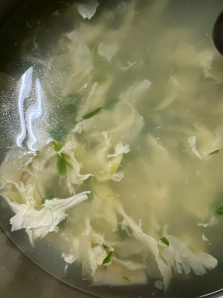 午餐--柴魚蛋花湯