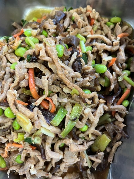 午餐--魚香肉絲