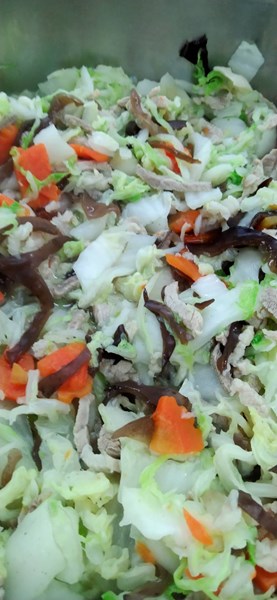 午餐--肉絲白菜滷