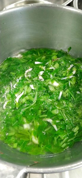 午點--蔬菜銀魚羹