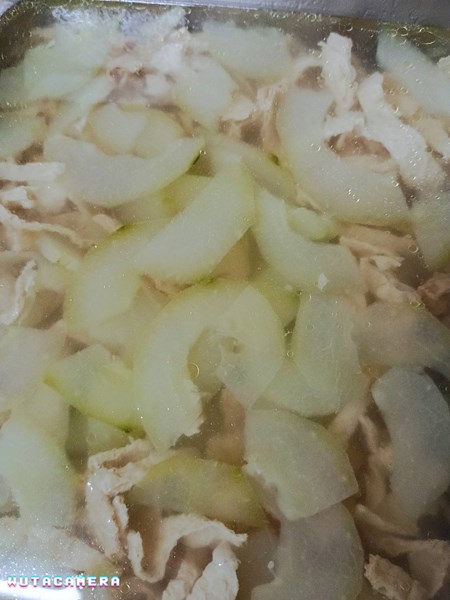 午餐--薑絲黃瓜湯