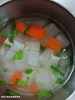 午餐--雙色蘿蔔湯