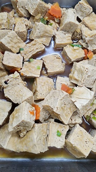 午餐--紅燒凍豆腐
